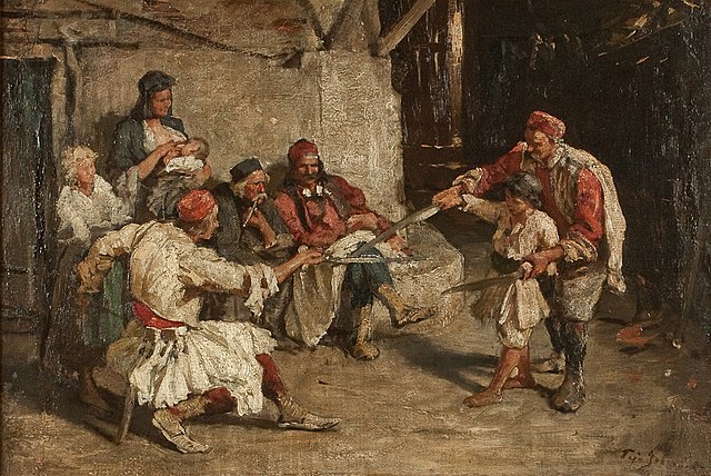 Paja Jovanović Mačevanje