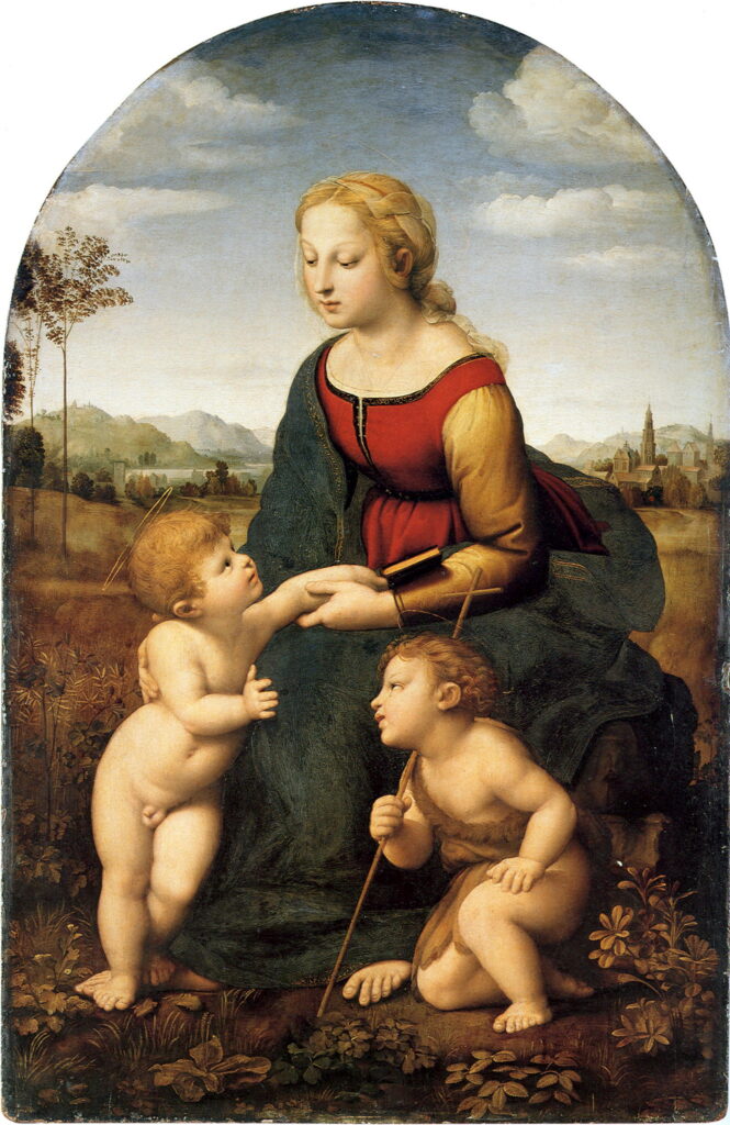 La Belle Jardinière, oko 1507–1508 luvr muzej