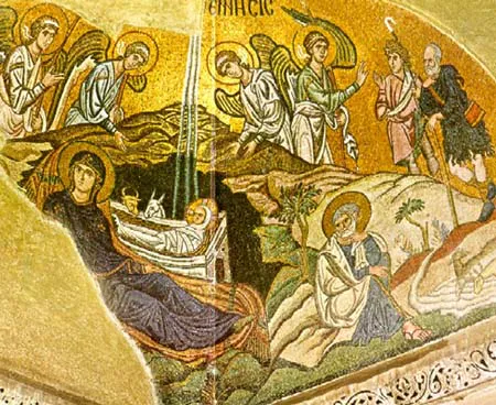 Mozaici-manastira-Dafni vizantijska umetnost