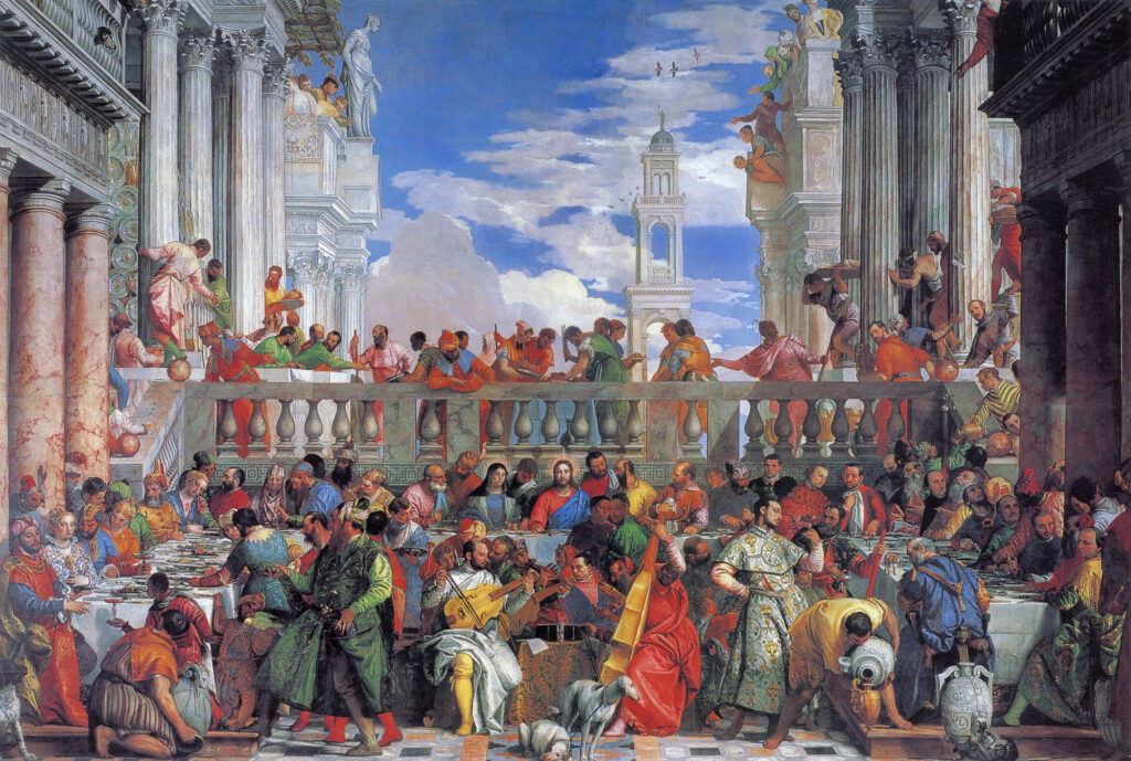 Svadba u Kani, 1563 paolo Veronese