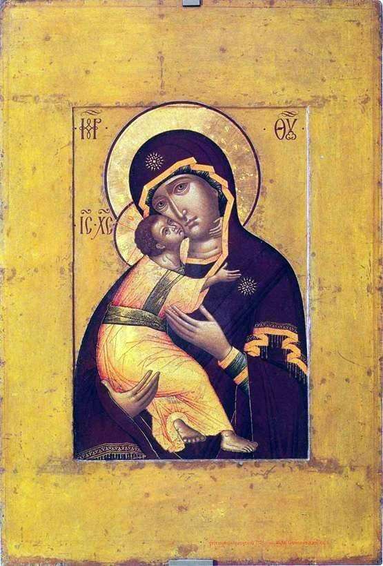 Theotokos of Vladimir vizantijska umetnost