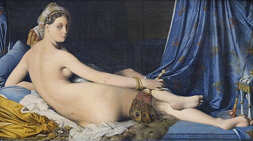 Luvr muzej -Velika odaliska, 1814