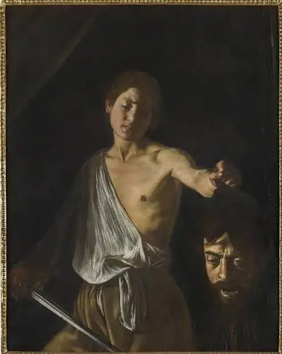 David sa glavom Golijata, oko 1609–1610 karavađo dela