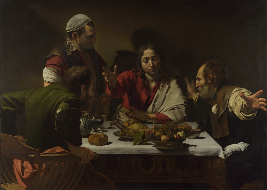 Večera u Emausu, 1601